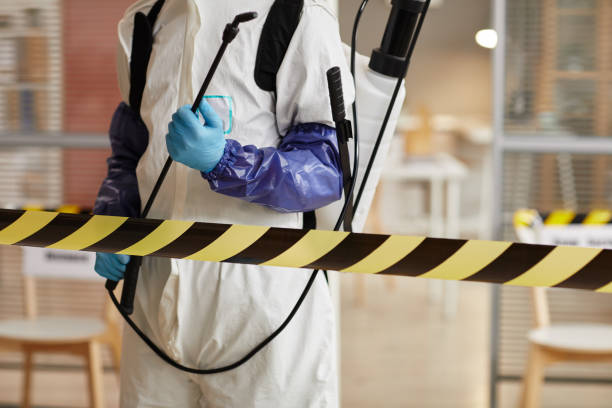 Professional Biohazard Cleanup technician working in King, NC